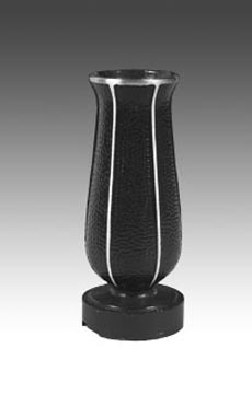 Dynasty Ceres Single Bronze Grave Marker With Vase | Lovemarkers